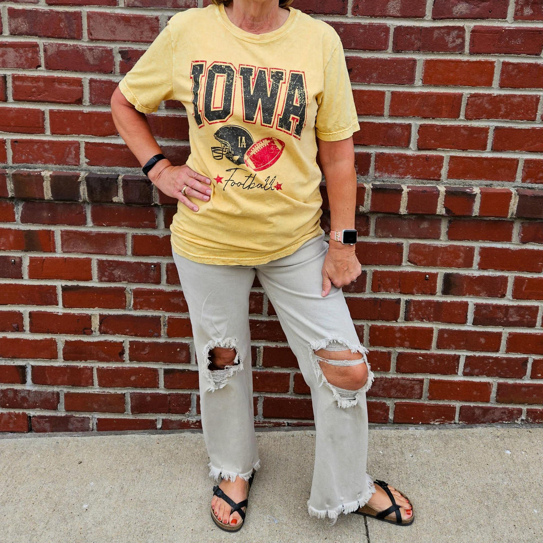 Iowa Football Mineral Graphic Tee