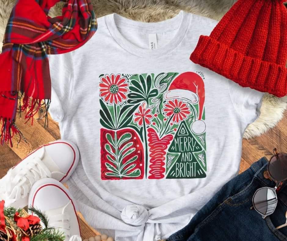 Flower Xmas Tee