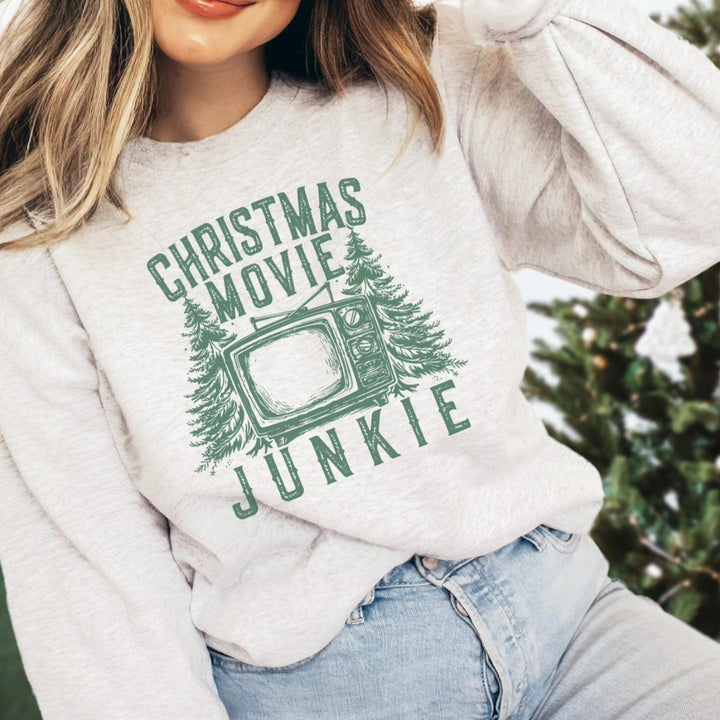 Christmas Movie Junkie Crewneck