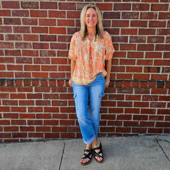 Floral Boho Blouse