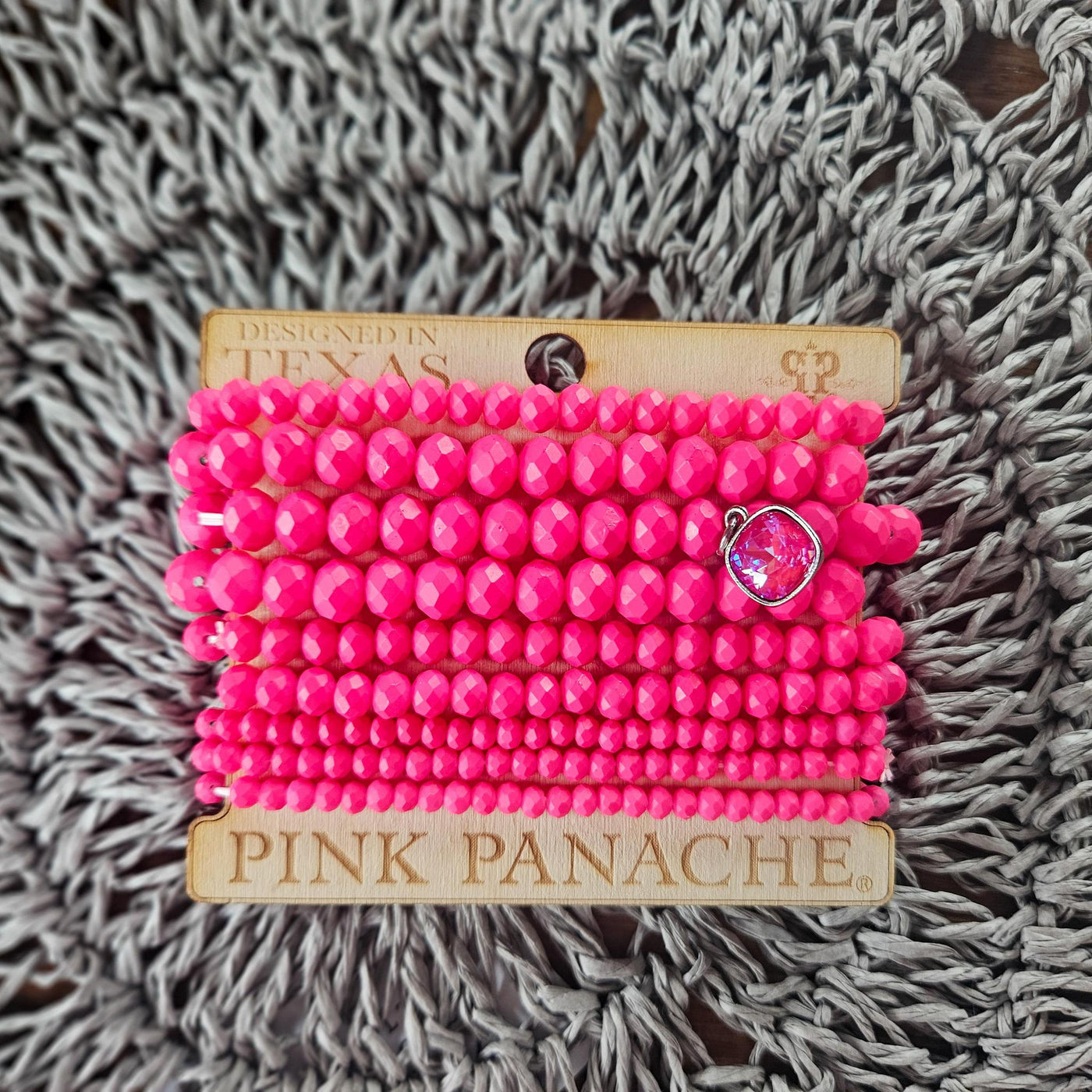 Multi Strand Pink Bracelets