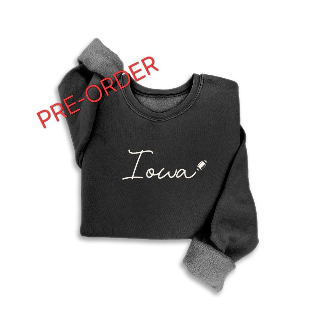 PRE-ORDER Black Iowa Mineral Sweatshirt