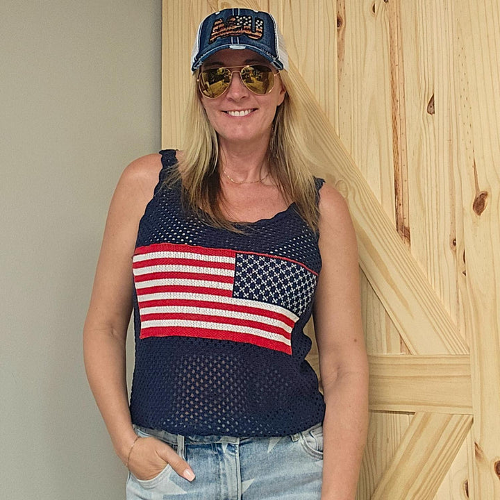 Crochet Flag Tank