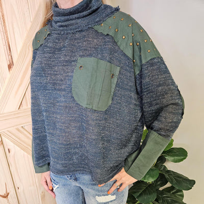Knit Turtle Neck Sweater