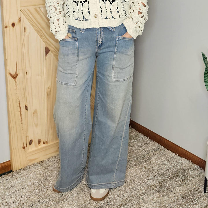 Vervet High Rise Baggy Wide Jean
