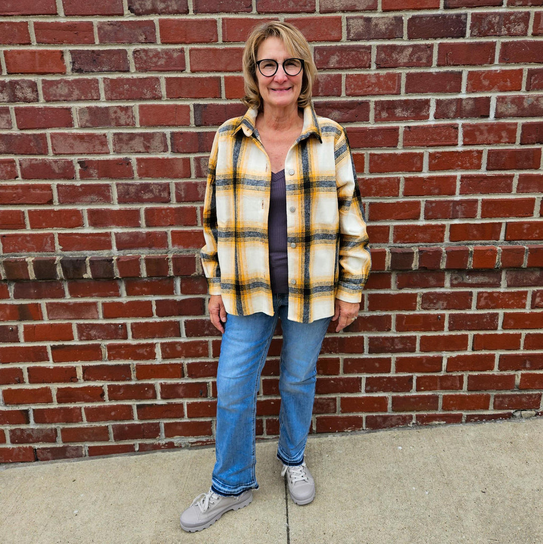 Yarn Dyed Plaid Shacket