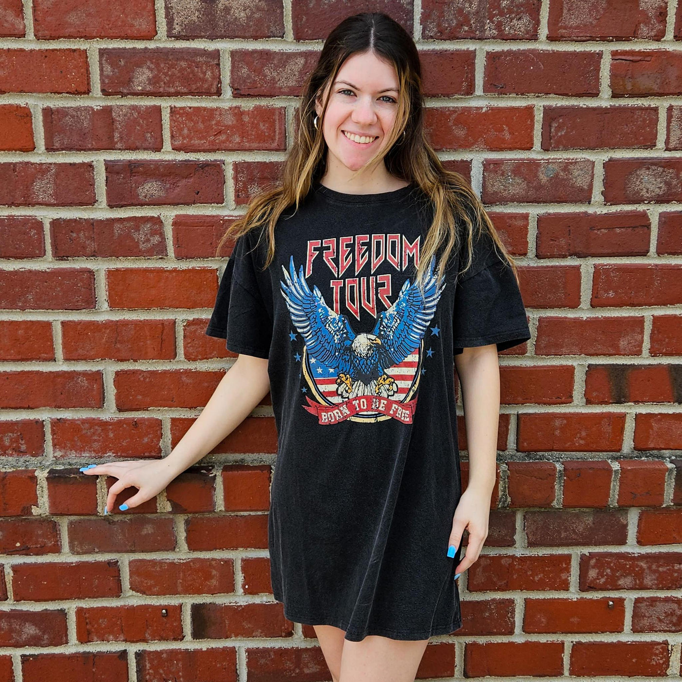Freedom Tour Graphic Tee Dress