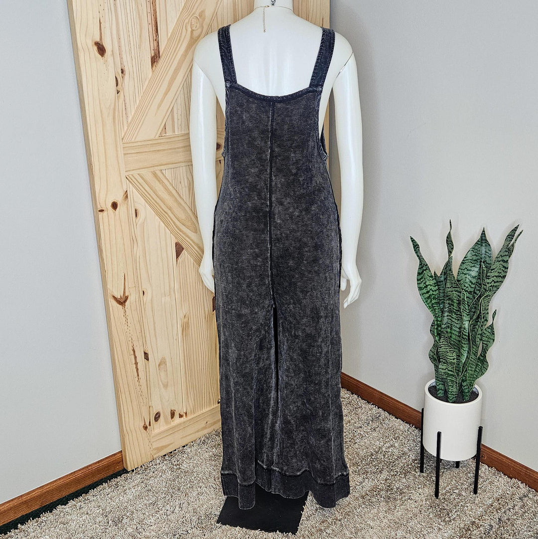 Dark Washed Thermal Jumpsuit