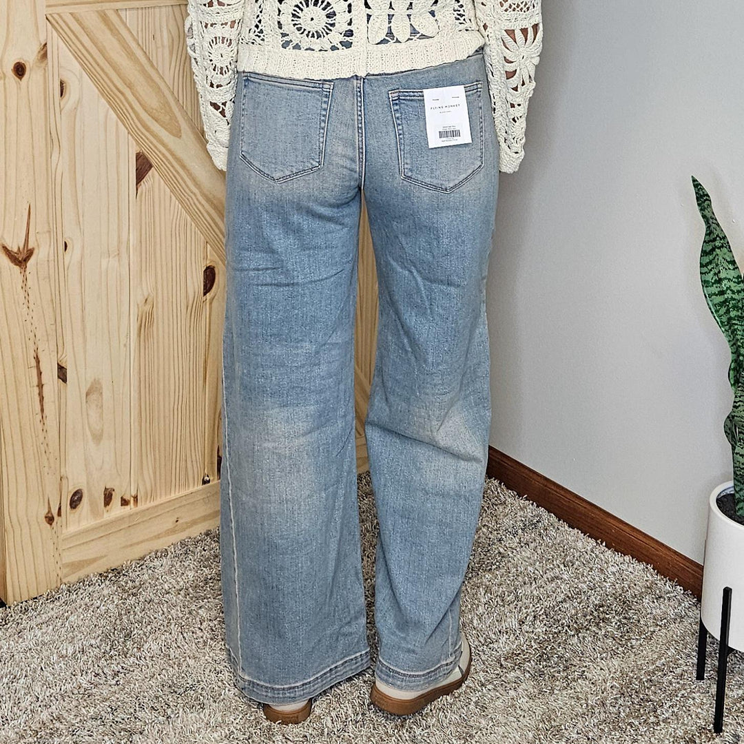 Vervet High Rise Baggy Wide Jean