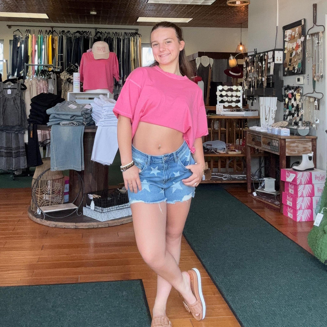 Oversized Crop Box Tee