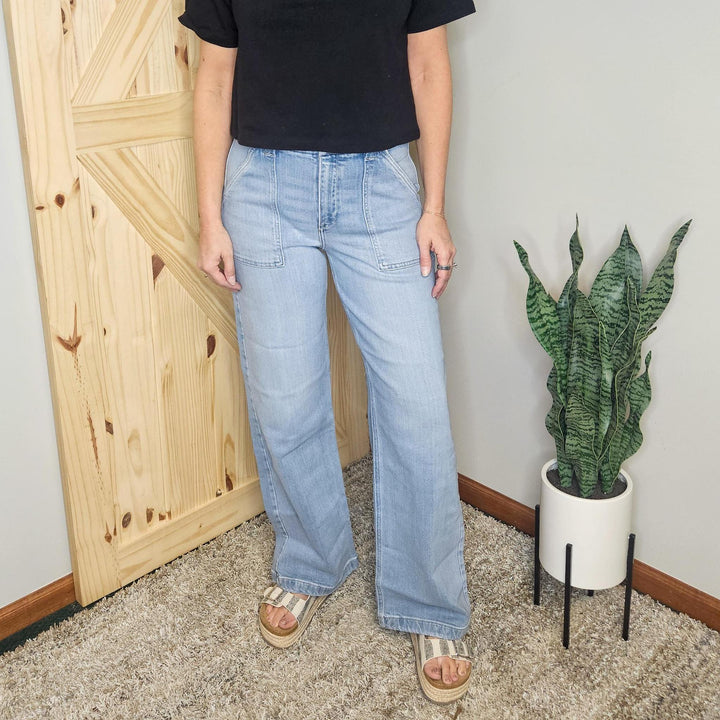 Kancan High Rise Wide Leg Jeans