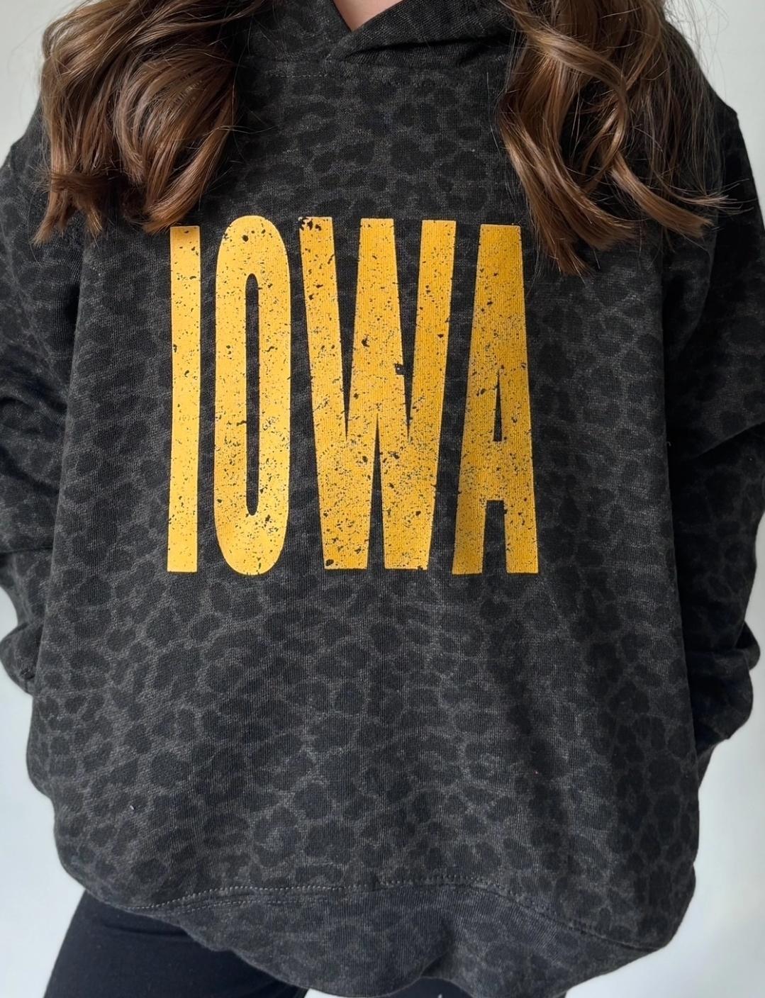 Iowa Leopard Hoodie