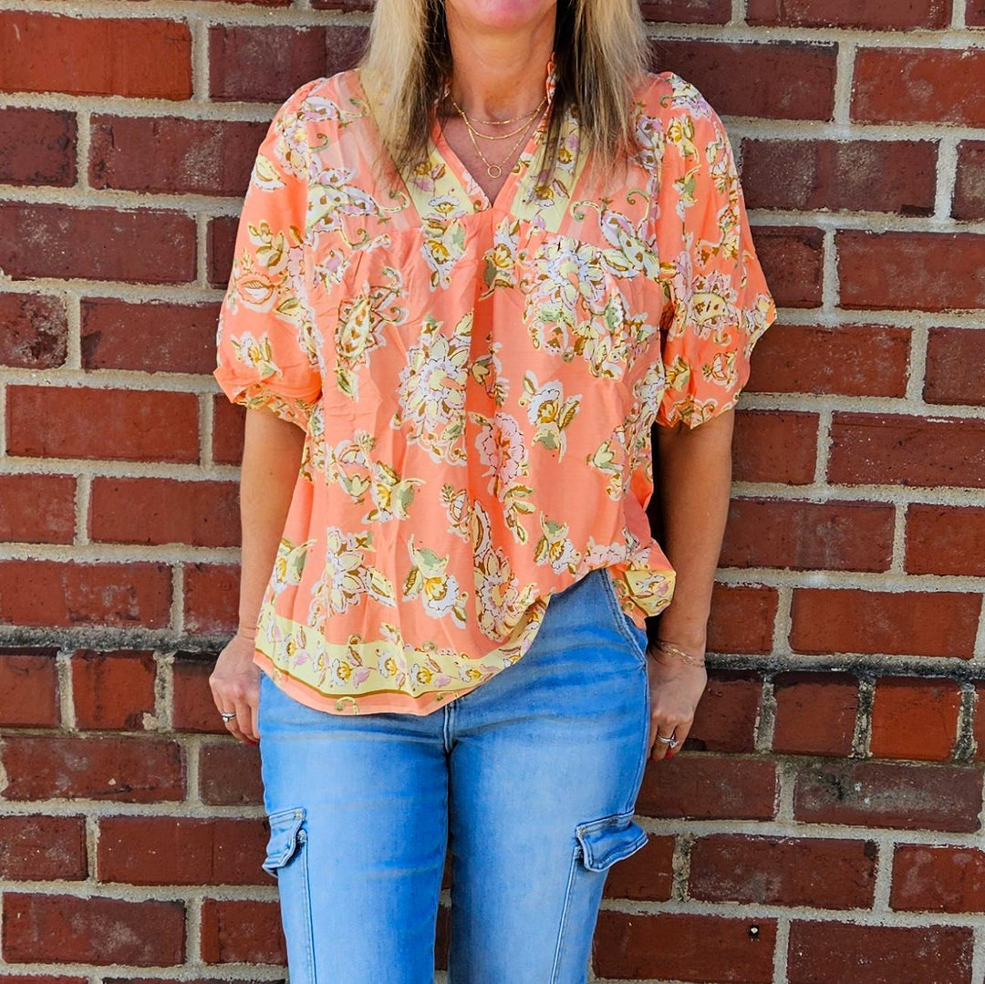 Floral Boho Blouse