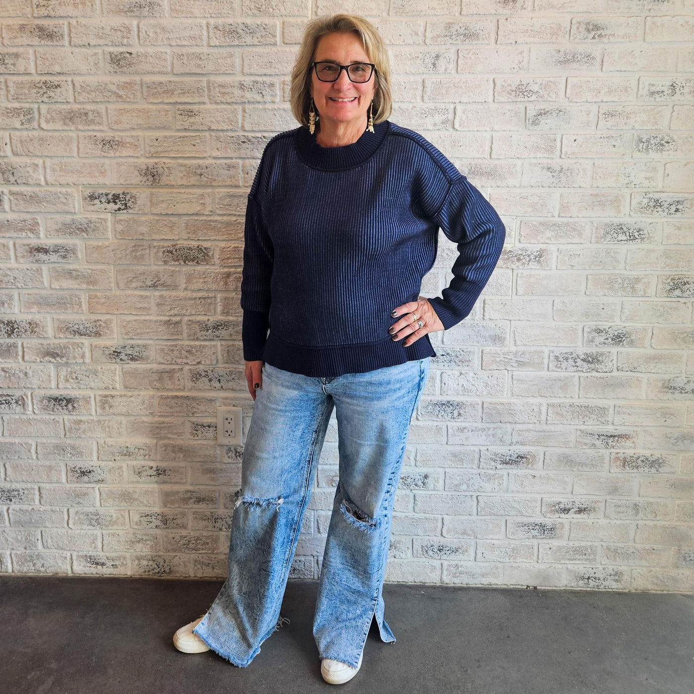 Two Tone Sweater