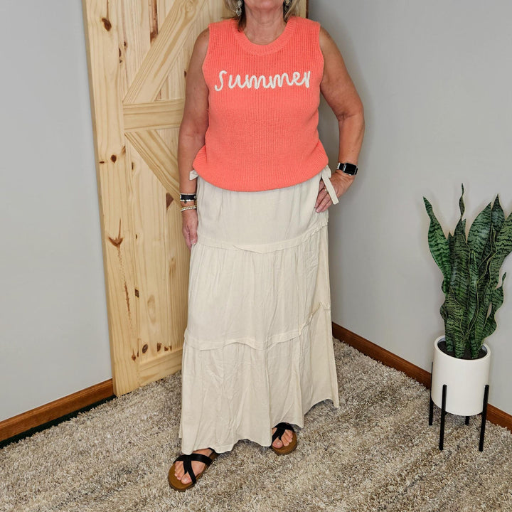 Summer Sweater Tank Top