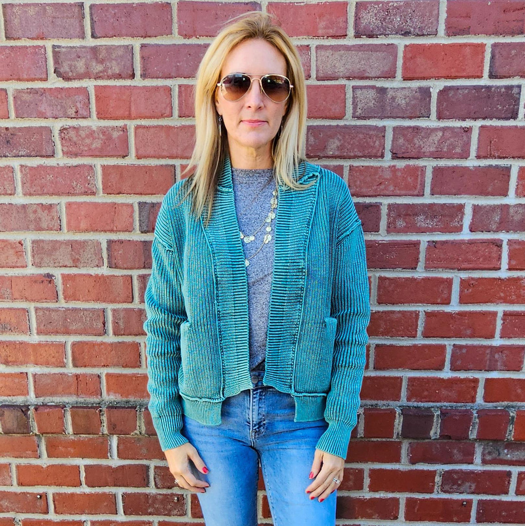 Dropped Shoulder Cardigan