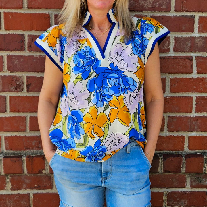 Floral Print Blouse