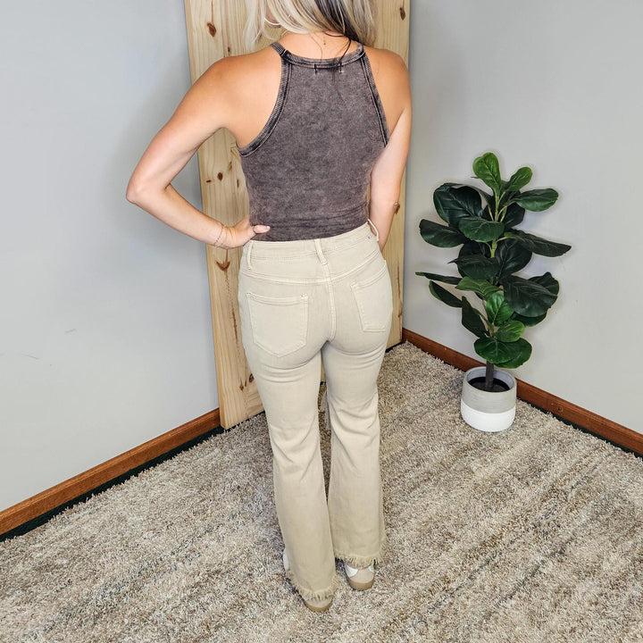 Washed Ribbed Cami Top