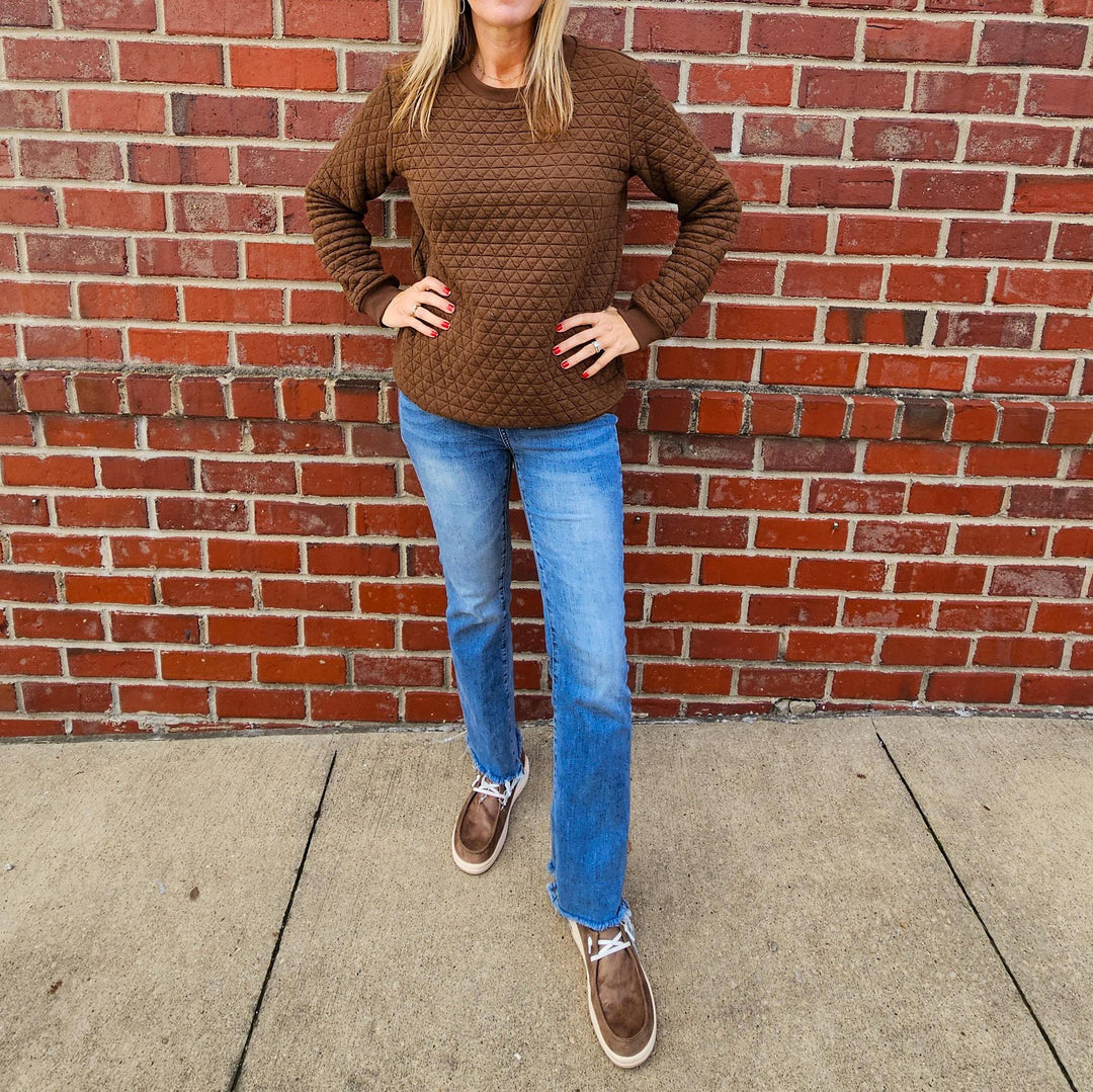 Quilted Pullover Top