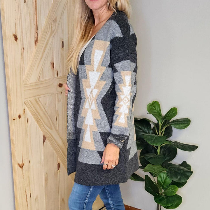 Aztec Sweater Cardigan