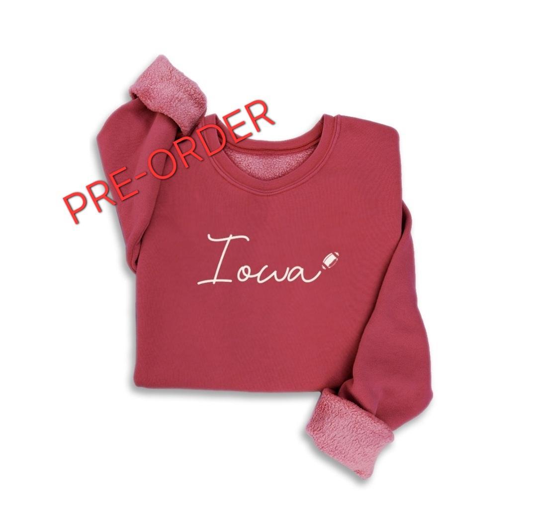 PRE-ORDER Red Iowa Mineral Sweatshirt