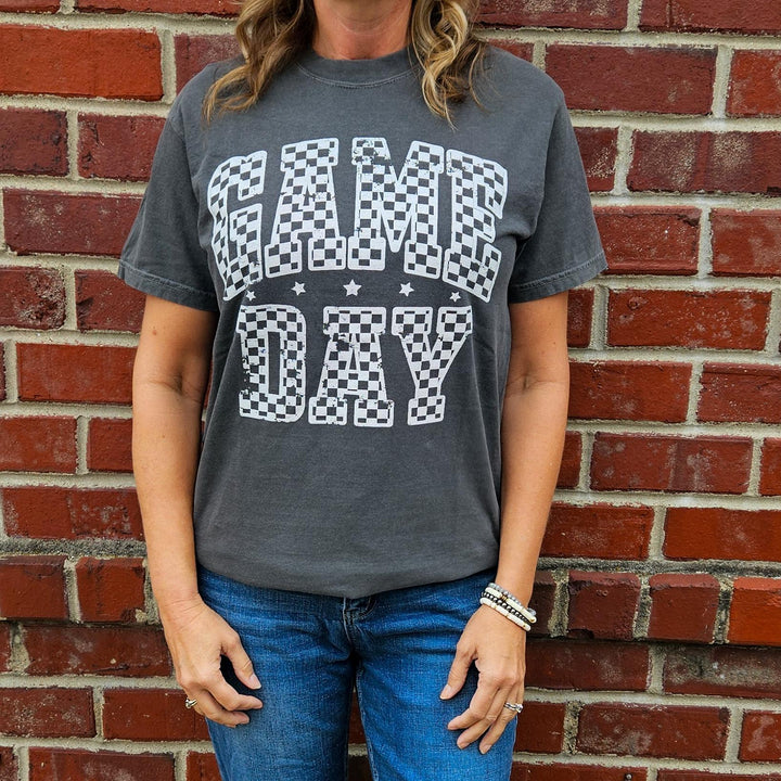 Game Day Checkered Tee