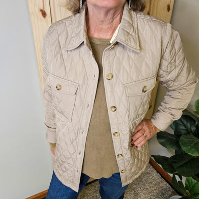 Quilted Shirt Jacket