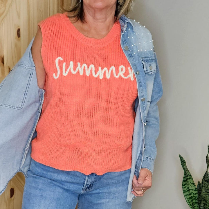 Summer Sweater Tank Top