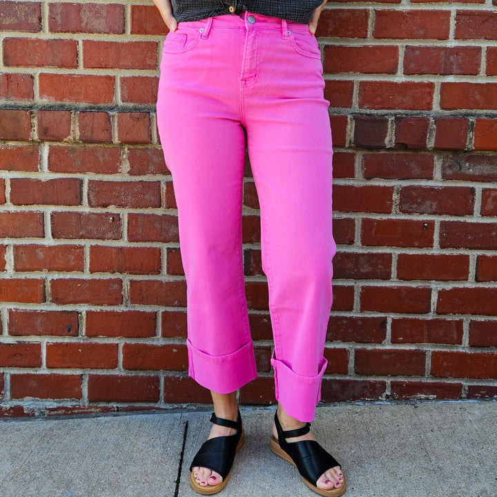 High Rise Wide Leg Jean