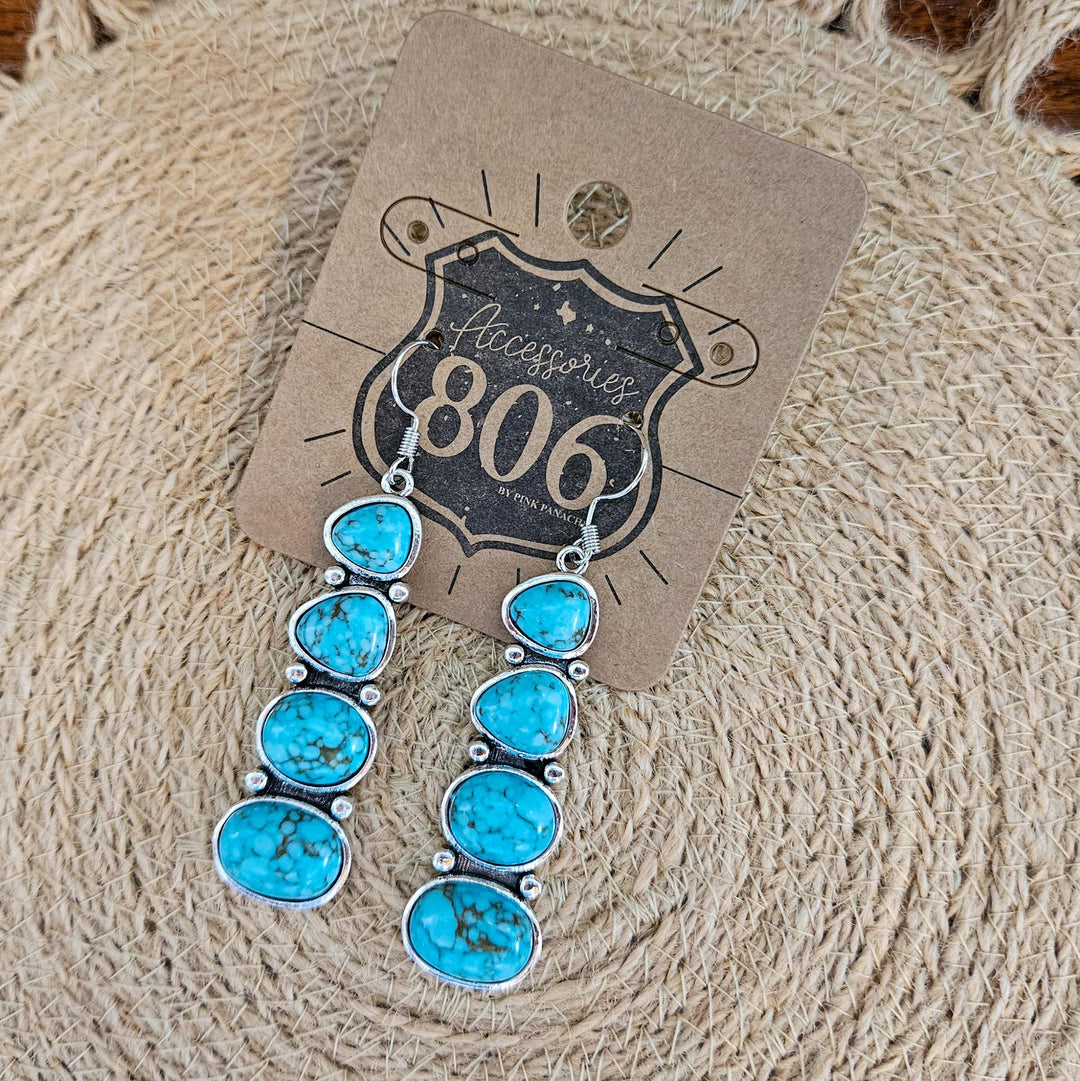 Western Stone Earring