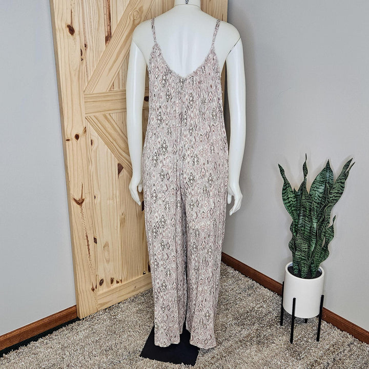 Aztec Print Cami Jumpsuit