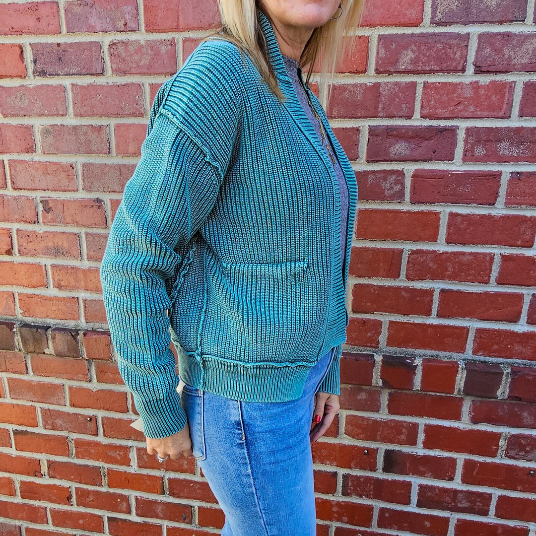 Dropped Shoulder Cardigan