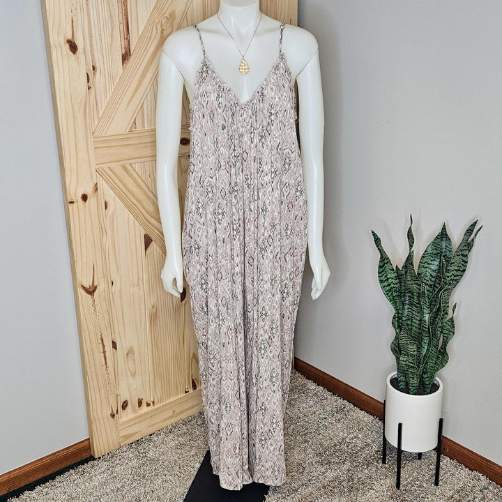 Aztec Print Cami Jumpsuit
