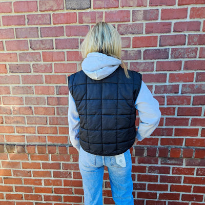 High Neck Puffer Vest