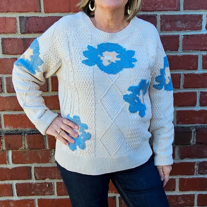Floral Sweater
