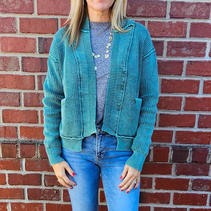 Dropped Shoulder Cardigan