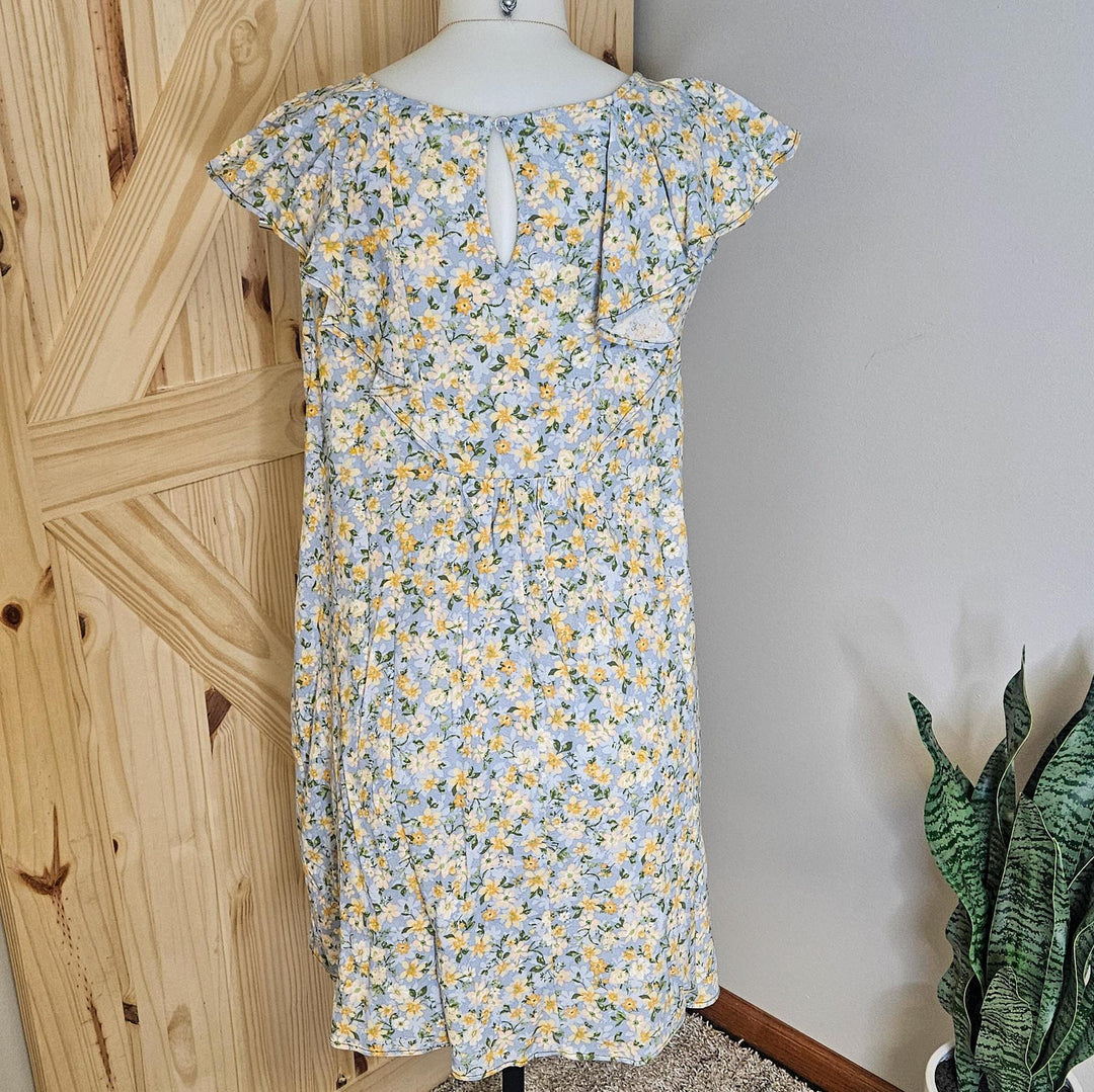 Floral Print A-Line Dress