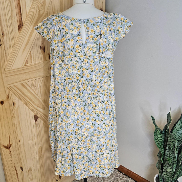 Floral Print A-Line Dress