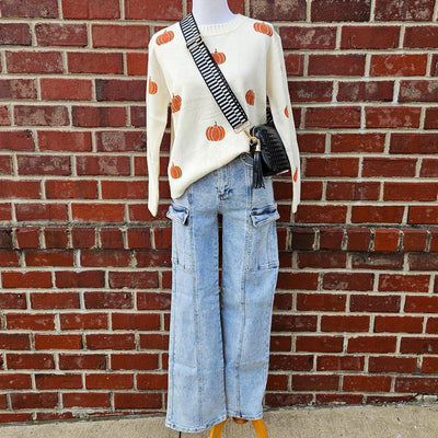 Fall Pumpkin Sweater