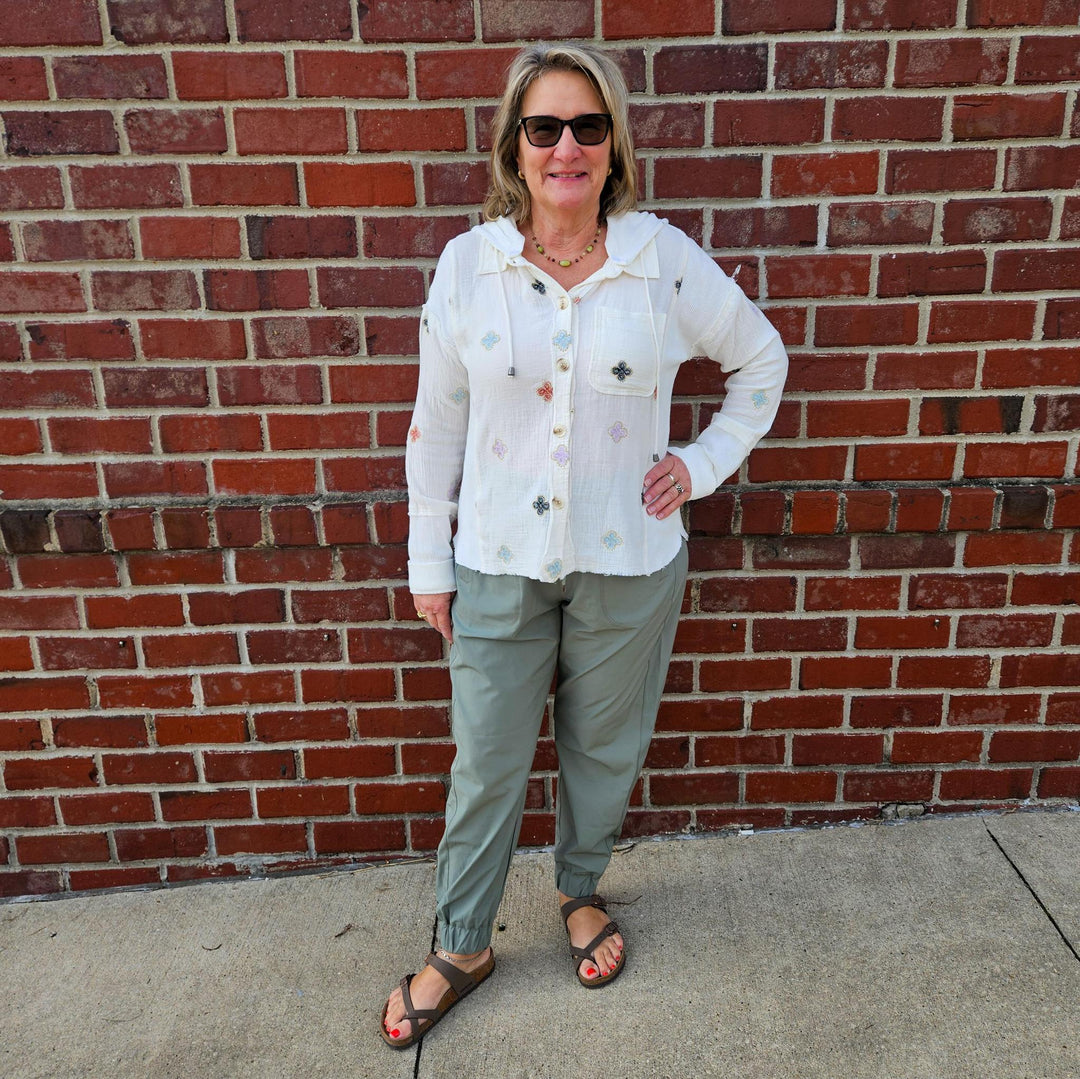 Elastic Joggers w/ Pockets