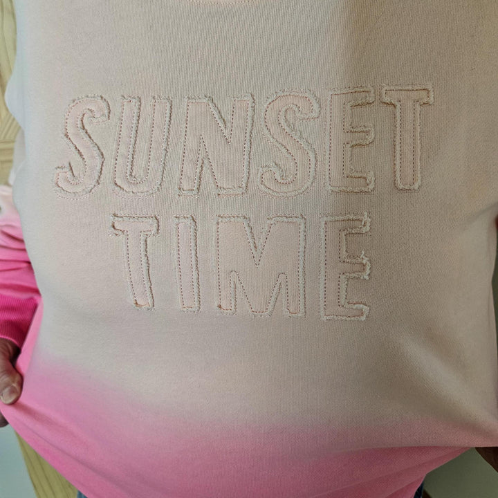 Dip Dye Washed Sweatshirt