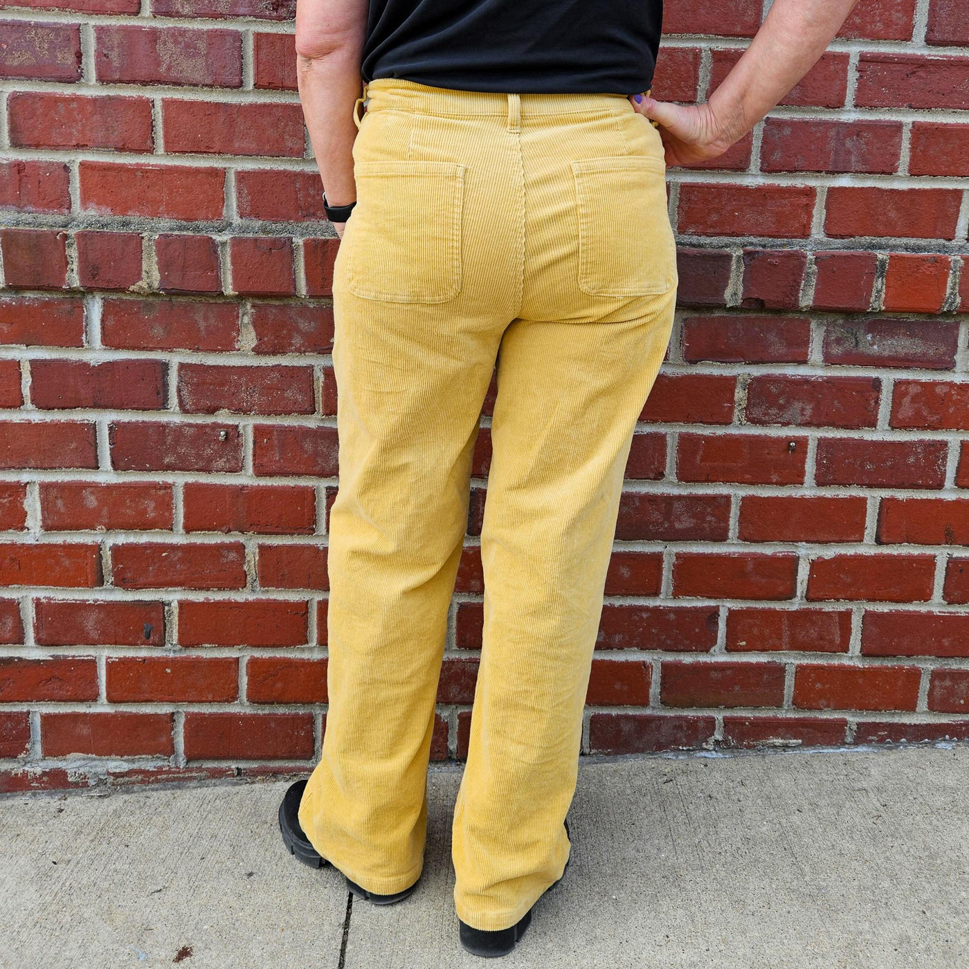 Wide Leg Corduroy Pants