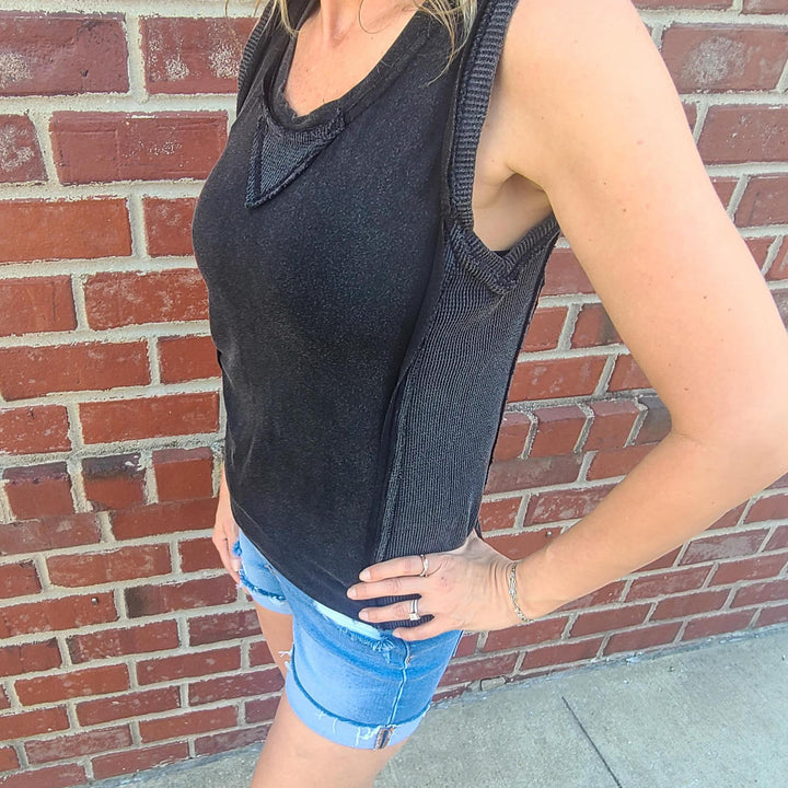 Sleeveless Knit Top