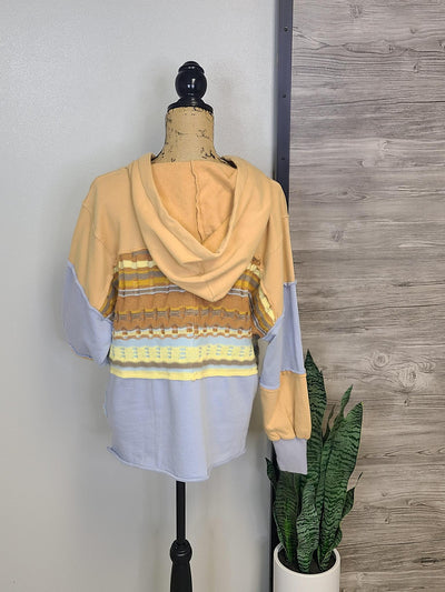 Terry Knit Mix Sweater