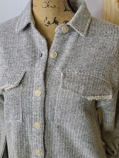 Knit Shirt Jacket