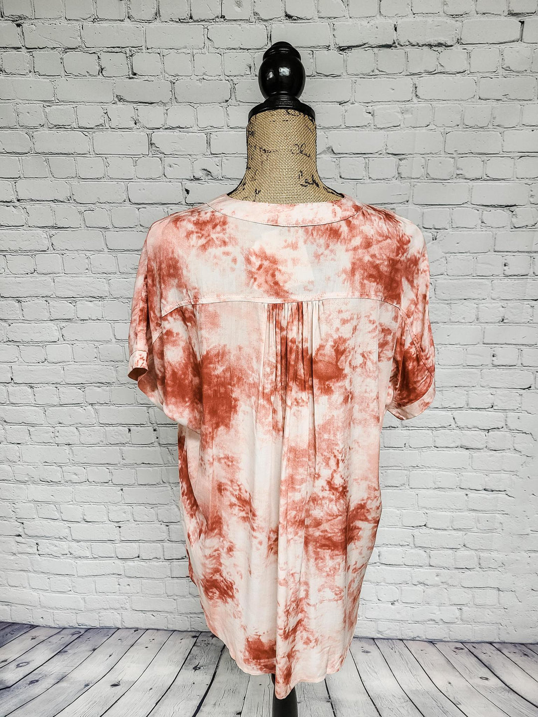 Short Sleeve Tie-Dye Top