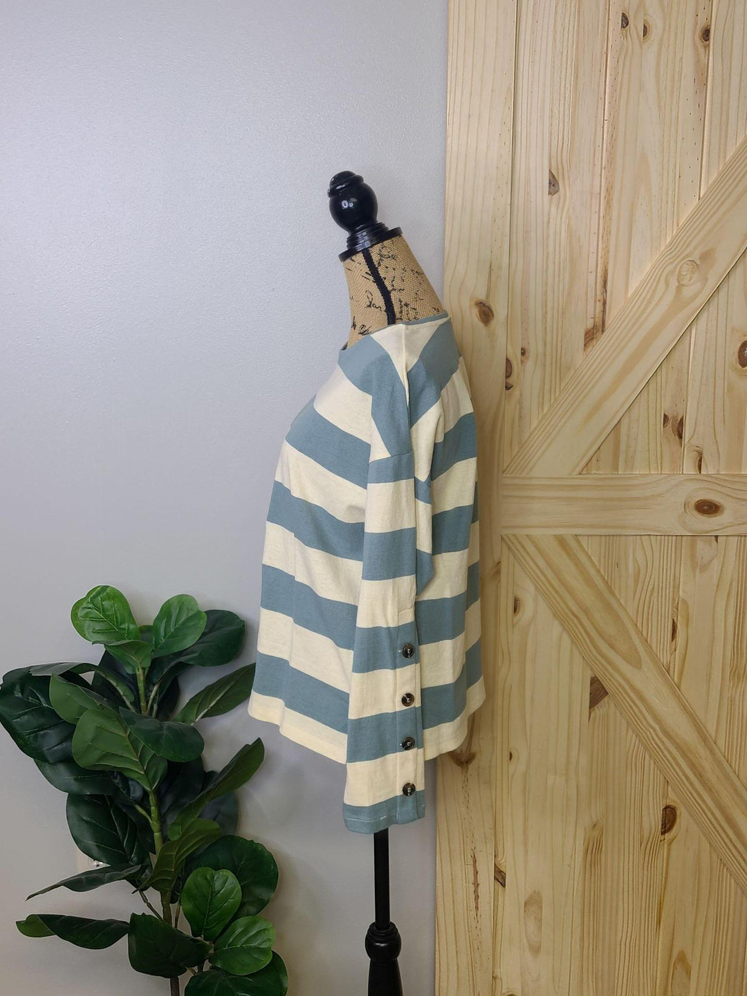 Striped Knit Top