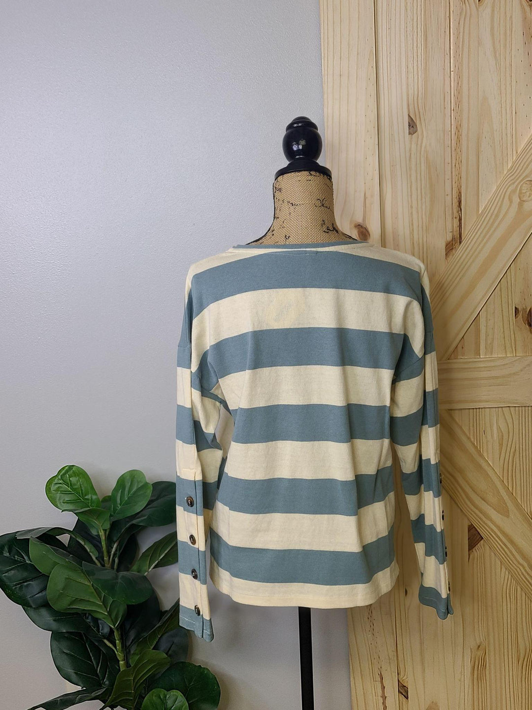 Striped Knit Top