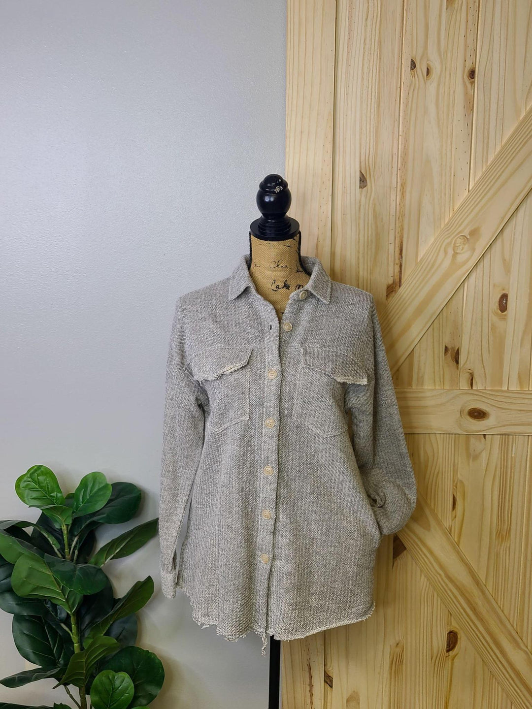 Knit Shirt Jacket