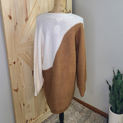 Two Tone Asymmetrical Dress